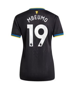 Billige Fotballdrakt Manchester United Bryan Mbeumo #19 Replika Tredjedrakt Dame 2025-26 Kortermet Billige Fotballdrakt Manchester United Bryan Mbeumo #19 Replika Tredjedrakt Dame 2025-26 Kortermet